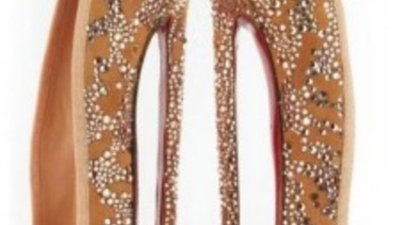 Балетные туфли на шпильке от Кристиана Лубутена