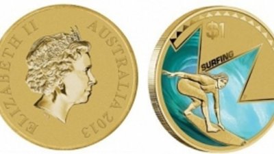 Монета «Серфинг» предназначена для детей