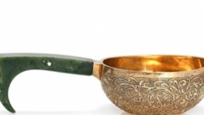 Ковш Фаберже на аукционе оказался дороже коллекции серебра крупнейшего датского магната