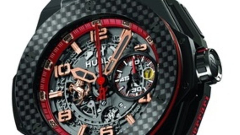 В 10-летия Ferrari в России часовая мануфактура Hublot представляет новую коллекцию часов Big Bang Ferrari Russie