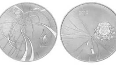 Банк Эстонии представил монету «Игры XXX Олимпиады»