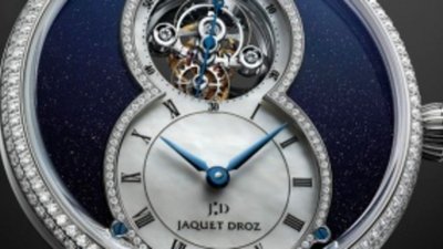 Сочетание ювелирного и часового искусств: Grande Seconde Tourbillon Aventurine от Jaquet Droz