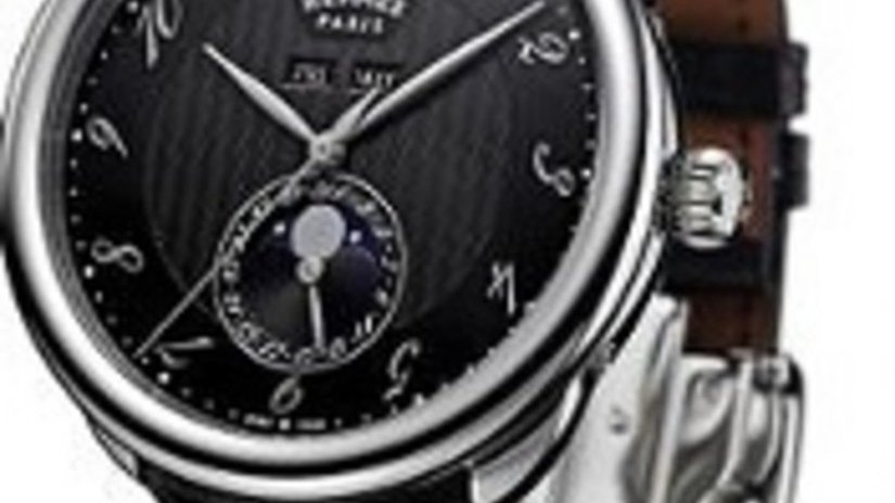 Мужские часы с индикатором фаз Луны от Hermes
