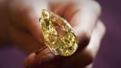 Продан самый крупный в мире желтый бриллиант