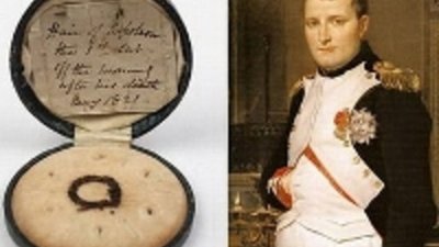 Продан локон волос Наполеона