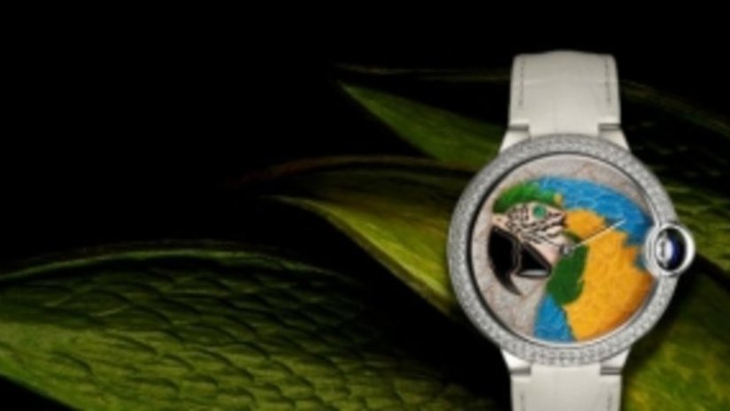 И зеленый попугай: ювелирные часы Cartier на SIHH-2014