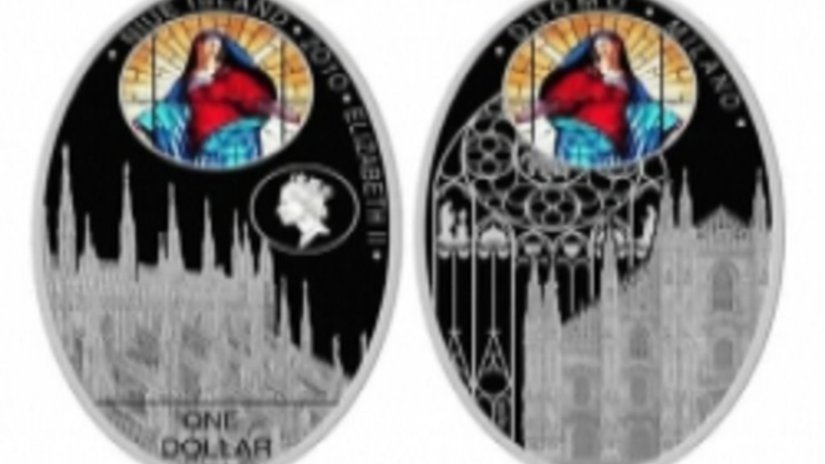 Острова Кука получат овальную монету с изображением Миланского собора