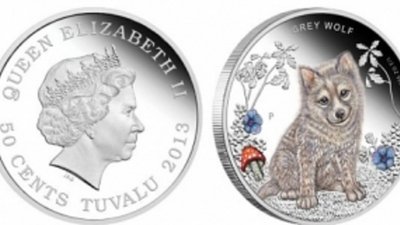 Монета «Серый волк» продолжила серию «Дети леса»