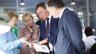 Руководитель Гохрана России Юрин Андрей Владимирович посетил ОАО «Русские самоцветы»