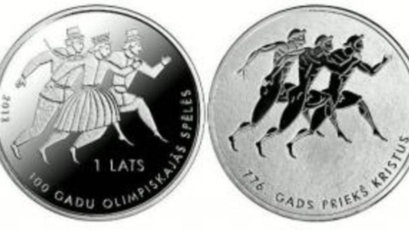 В Латвии представили олимпийскую монету
