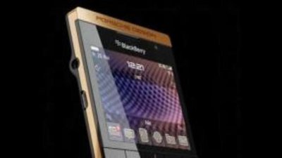 Золотой BlackBerry Porsche Design P’9981