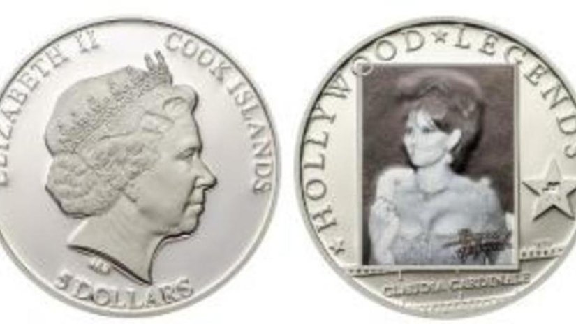 В серии «Легенды Голливуда» пополнение – монета «Клаудия Кардинале»