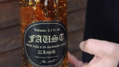 Пиво с золотом