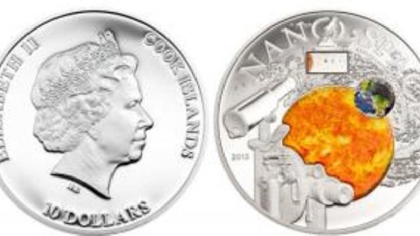 «Нанопространство» - серебряная монета с наночипом