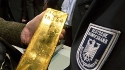 Золотой запас Германии подешевел на треть в 2013 г.