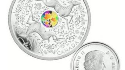 Канадская монета с голограммой принесет удачу