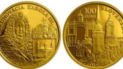 В Словакии отчеканили монету в честь юбилея коронации Карла III