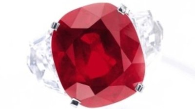 Рубиновое кольцо установит рекорд на аукционе Sotheby’s