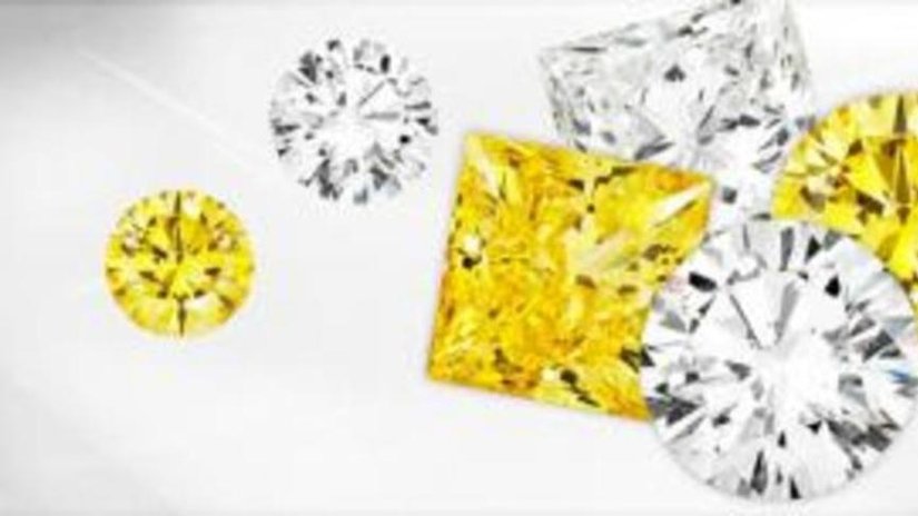 Созданные в лаборатории белые и желтые бриллианты впервые поступили в продажу через Интернет