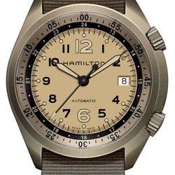 Часы с алюминиевым корпусом: Khaki Pilot Pioneer Aluminum от Hamilton