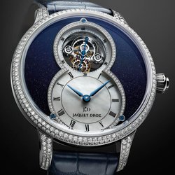 Сочетание ювелирного и часового искусств: Grande Seconde Tourbillon Aventurine от Jaquet Droz