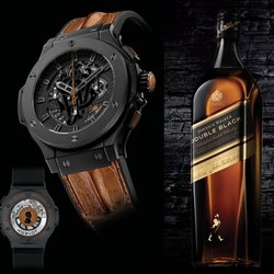 Виски Johnnie Walker и часы Big Bang Aero Johnnie Walker Whisky Limited Edition от Hublot