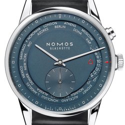True Blue Worldtimer от Nomos Glashutte