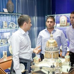Владелец иранской ювелирной компании Keshtiaray посетил центральный офис компании "АЛМАЗ-ХОЛДИНГ"