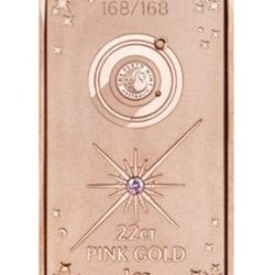 Rio Tinto выпустила серию золотых слитков с розовыми бриллиантами