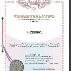 Компания «Селигдар» зарегистрировала товарный знак