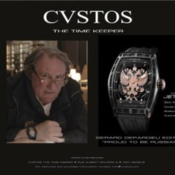 Жерар Депардье выпустил часы собственного дизайна
