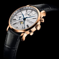   	 BaselWorld-2014: Excellence Chronograph Moon Phase 24 Hours Gold от Louis Erard