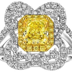 Желтые бриллианты Larry Jewelry