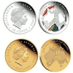 Монеты «Чемпионат мира по футболу 2014» пока продаются только в Австралии