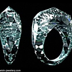 Кольцо из цельного алмаза