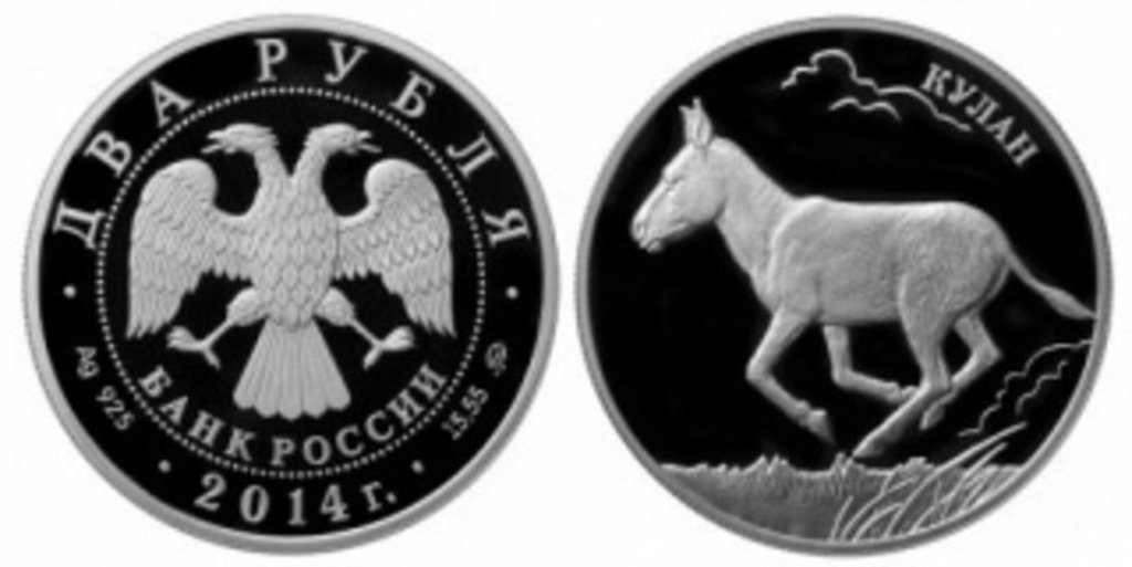 На монете Банка России изображен кулан