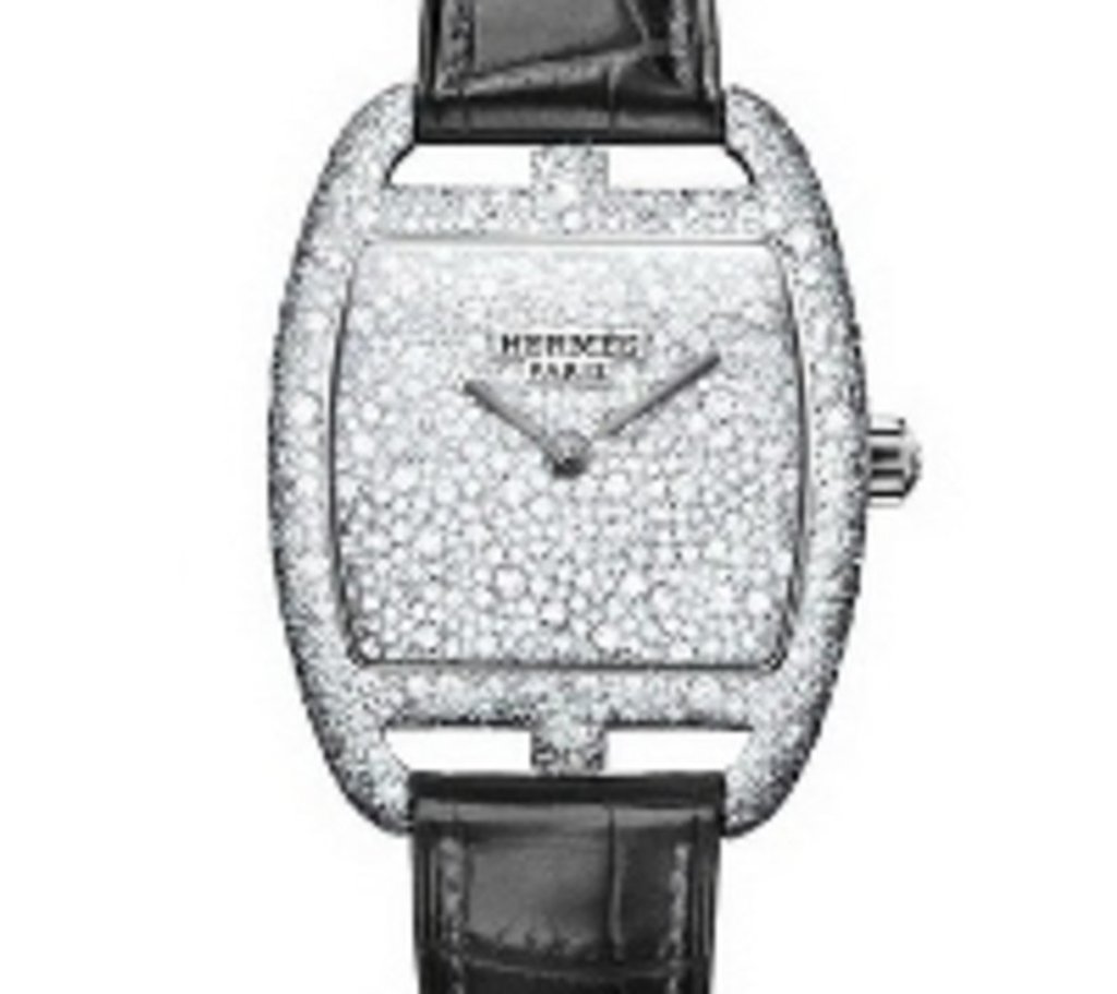 Hermès представляет «заснеженные» часы Sertie Neige