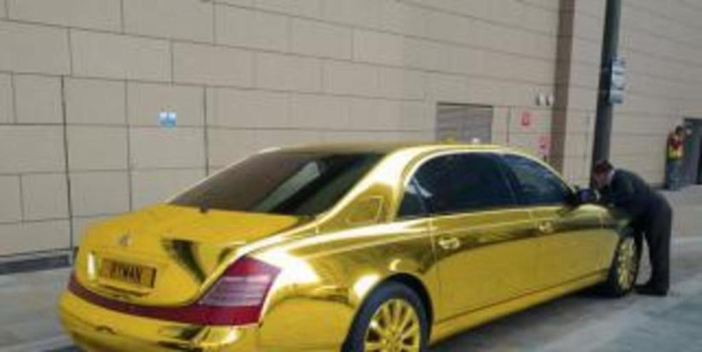 Золотой Maybach 62 стоимостью в $56.900.000