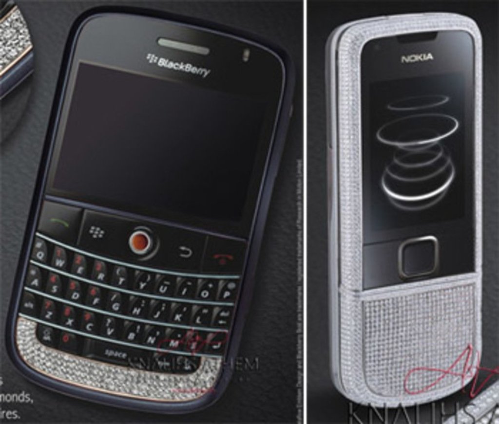 Люксовые Blackberry Bold и Nokia 8800 Carbon