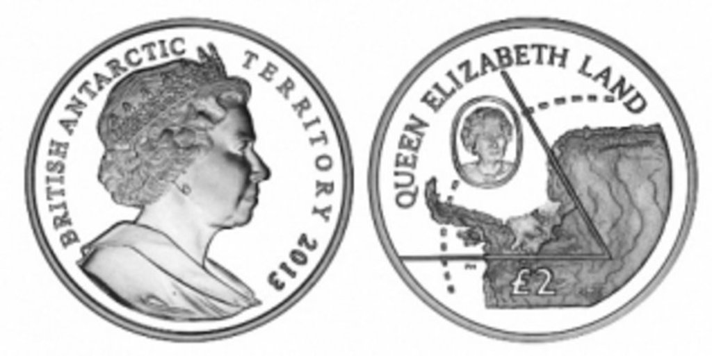 Монеты «Земля королевы Елизаветы» будут доступны нумизматам