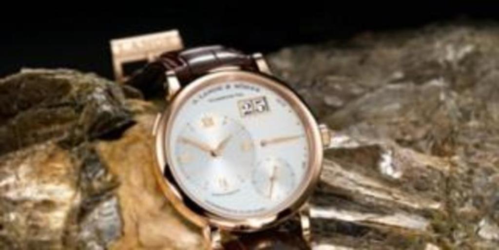 Выставка часов A. Lange & Söhne на камнях и минералах