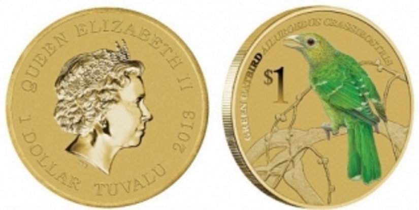 В Австралии поступила в продажу монета «Зеленый дрозд»