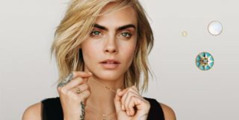 Кара Делевинь стала новым лицом ювелирной коллекции Dior