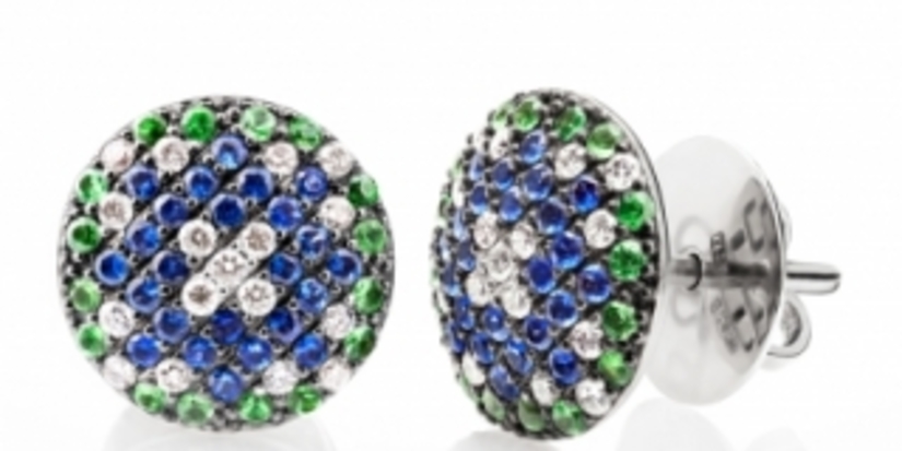 Ювелиры Oberig Jewelry внедрили в свое фирменное паве крупные драгоценные камни и не прогадали