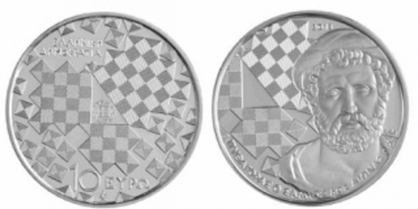 В Греции выпустили монету в честь Пифагора