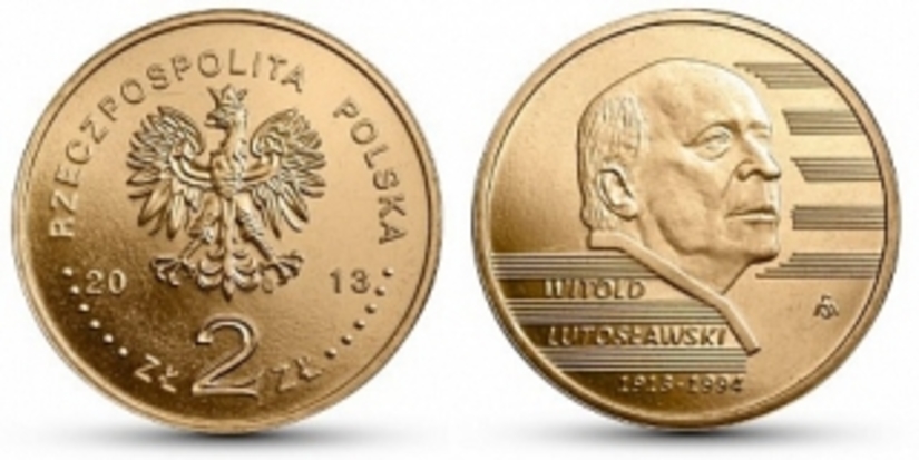 В Польше изготовили монету «Витольд Лютославский»