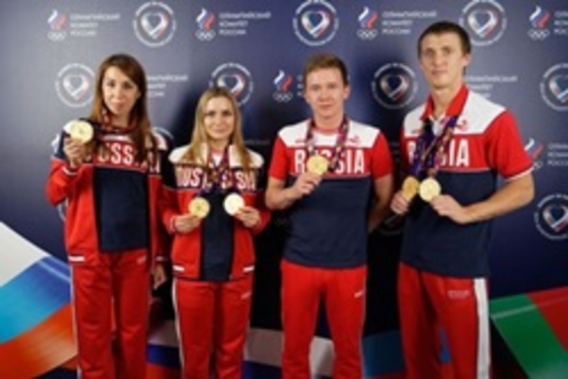 На церемонии награждения в Доме болельщиков в Баку отметили успехи кубанских гимнастов