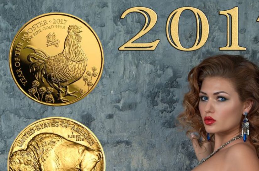 Компания «Золотой монетный дом» дарит новогодний подарок - красивый эротический календарь "Девушки и монеты"!