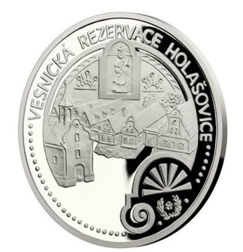 Чешский монетный двор увековечил в платине  один из памятников ЮНЕСКО в Чехии