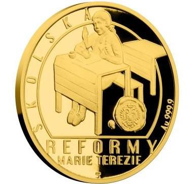 Чешский монетный двор выпустил золотые монеты «Реформы Марии Терезии»